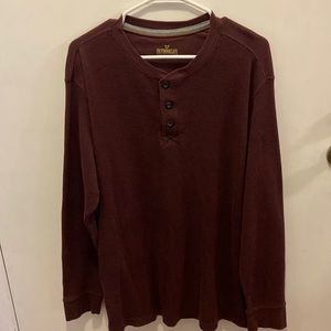 ❗️LAST CHANCE- Outdoor Life Maroon Men's Long Sleeved Shirt❗️